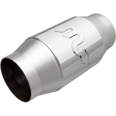 MagnaFlow Exhaust Products - MagnaFlow Premium High Flow Metallic Converter 4in OD - 3in In / 3in Out