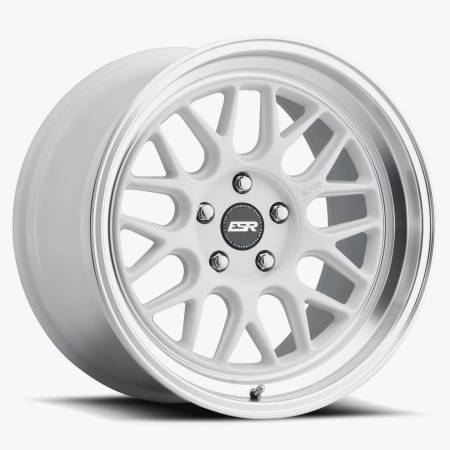 ESR Wheels - ESR Wheels Rim CR SERIES CR01 18x9.5 5x100 ET35 Gloss White Machined Lip