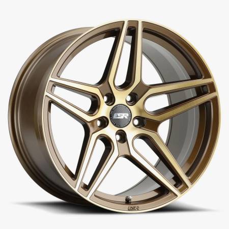 ESR Wheels - ESR Wheels Rim FORGETECH SERIES RF15 18x10.5 5x100 ET22 Gloss Brushed Bronze