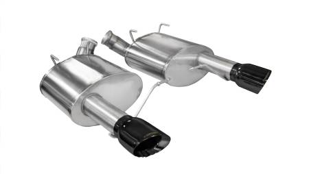 CORSA Performance - Corsa 2011-2014 Ford Mustang GT/Boss 302 5.0L V8 Black Xtreme Axle-Back Exhaust
