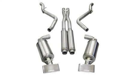 CORSA Performance - Corsa 2008-2010 Dodge Challenger SRT-8 6.1L V8 Polished Xtreme Cat-Back Exhaust
