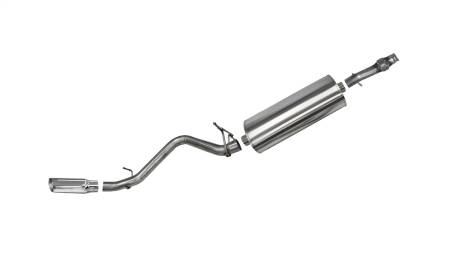CORSA Performance - Corsa 2014-19 Chevy Silverado 1500 Reg Cab/Standard Bed 5.3L Sport Cat-Back Single Side Exit Exhaust