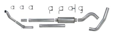 Diamond Eye Performance - Diamond Eye Exhaust System Kit, 1994-1997.5 Ford 7.3L Powerstroke F250/F350 (All Cab And Bed Lengths) 4In. 409 S