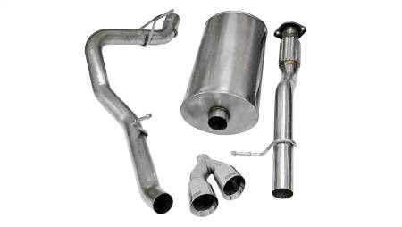 CORSA Performance - Corsa 2009-2013 Chevrolet Suburban 1500 5.3L V8 Polished Sport Cat-Back Exhaust