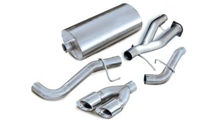 CORSA Performance - Corsa 2002-2006 Cadillac Escalade 6.0L V8 Polished Sport Cat-Back Exhaust