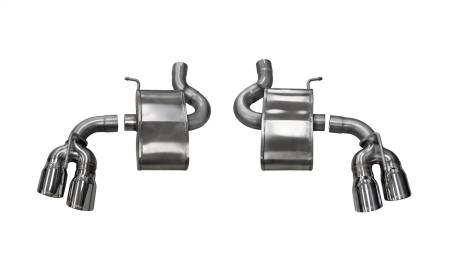 CORSA Performance - Corsa 2017-2024 Chevrolet Camaro SS 6.2L V8 2.75in Polished Sport Axle-Back Exhaust
