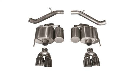 CORSA Performance - Corsa 2016-2019 Cadillac ATS-V 3.6T 4in Polished Sport Axle-Back Exhaust