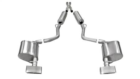 CORSA Performance - Corsa 2011-2014 Dodge Challenger R/T 5.7L V8 Polished Xtreme Cat-Back Exhaust