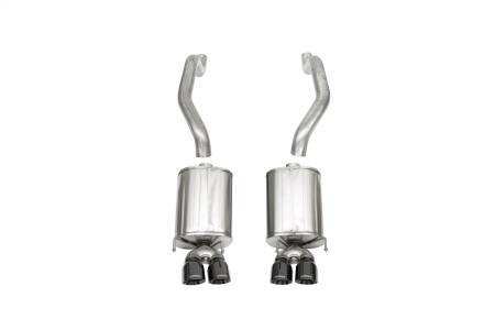 CORSA Performance - Corsa 2009-2013 Chevrolet Corvette C6 6.2L V8 Black Sport Axle-Back Exhaust