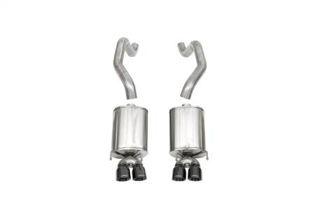 CORSA Performance - Corsa 2005-2007 Chevrolet Corvette C6 6.0L V8 Black Sport Axle-Back Exhaust