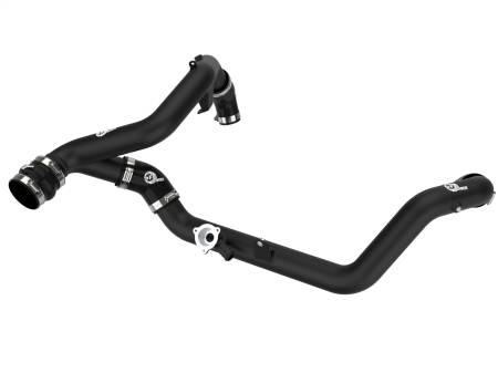 aFe Power (Advanced FLOW Engineering) - aFe Bladerunner 2-1/4 IN Aluminum Hot Charge Pipe Black 20-23 Ford Explorer/Explorer ST - Black