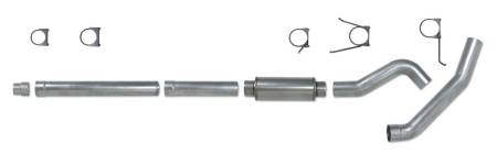 Diamond Eye Performance - Diamond Eye Exhaust System Kit, 2004.5-2007.5 Dodge 5.9L Cummins 2500/3500 (All Cab And Bed Lengths)-5In. Alumin