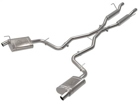 aFe Power (Advanced FLOW Engineering) - aFe Vulcan Series 2.24in SS Cat-Back Exhaust 21-23 Jeep Grand Cherokee L V8 5.7L