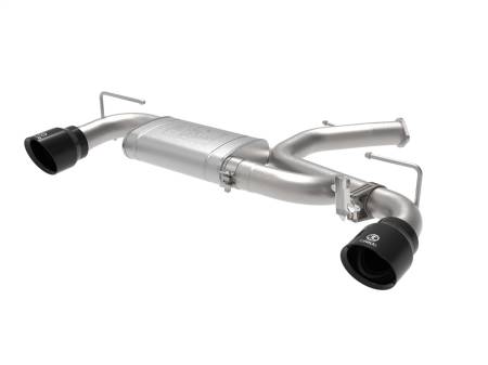 aFe Power (Advanced FLOW Engineering) - aFe 21-22 Hyundai Veloster N L4-2.0L Takeda 3in 304 SS Axle-Back Exhaust System w/ Black Tip