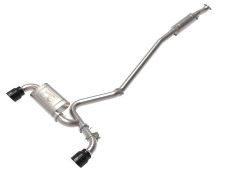 aFe Power (Advanced FLOW Engineering) - aFe 22-23 Hyundai Kona N L4 2.0L(t) Takeda 3in 304 SS Cat-Back Exhaust System w/ Black Tips