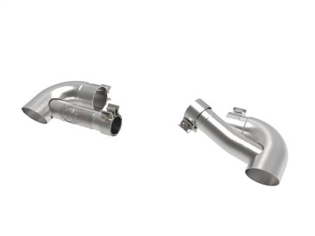 aFe Power (Advanced FLOW Engineering) - aFe MACHForce XP 304 Stainless Steel Exhaust Tip Upgrade 21-23 Jeep Wrangler JL Rubicon