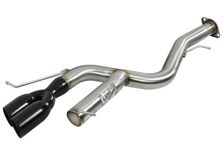 aFe Power (Advanced FLOW Engineering) - aFe MACHForce XP 08-13 BMW 135i L6-2.0L N54/N55 3in. 304 SS Axle-Back Exhaust w/Black Tips