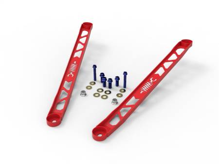 aFe Power (Advanced FLOW Engineering) - aFe CONTROL 304 Stainless Steel Front Suspension Strut Brace Red - Toyota GR Supra (A90) 20-21