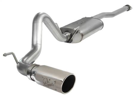 aFe Power (Advanced FLOW Engineering) - aFe MACH Force XP 3in Cat-Back Stainless Steel Exhaust w/Polished Tip Toyota Tacoma 13-14 4.0L