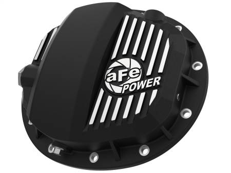 aFe Power (Advanced FLOW Engineering) - aFe Pro Series GMCH 9.5 Rear Diff Cover Black w/ Machined Fins 19-20 GM Silverado/Sierra 1500