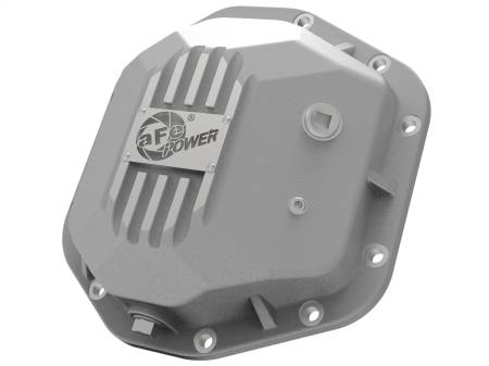 aFe Power (Advanced FLOW Engineering) - aFe 97-18 Jeep Wrangler TJ/JK Dana 44 Street Series Differential Cover w/ Machined Fins - Raw
