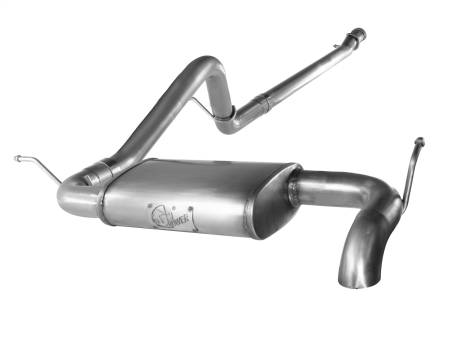 aFe Power (Advanced FLOW Engineering) - aFe MACHForce XP Exhausts Cat-Back SS-409 EXH CB Jeep Wrangler 2012 V6-3.6L (4 Dr)