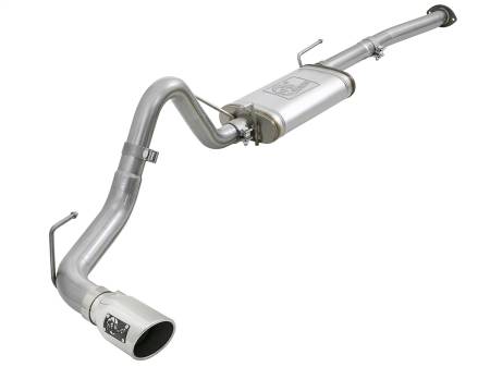 aFe Power (Advanced FLOW Engineering) - aFe MACH Force-Xp 2-1/2in 304 SS Cat-Back Exhaust w/ Polished Tips 2016+ Toyota Tacoma 2.7L/3.5L