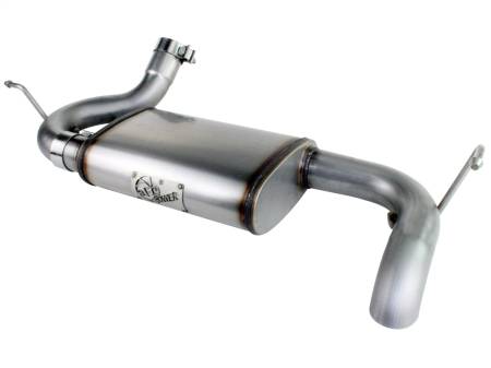 aFe Power (Advanced FLOW Engineering) - aFe MACHForce XP 07-17 Jeep Wrangler V6-3.6/3.8L 409 SS 2.5in Axle-Back Exhaust