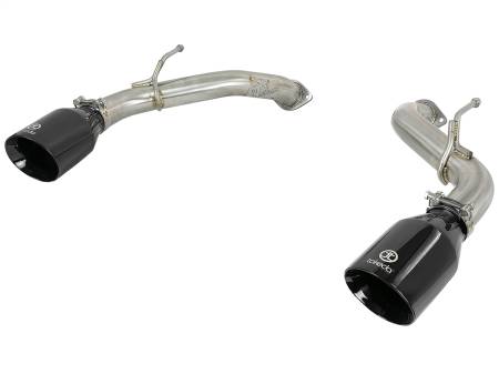 aFe Power (Advanced FLOW Engineering) - aFe Takeda 2.5in 304 SS Axle-Back Exhaust w/ Black Tips 16-18 Infiniti Q50 V6-3.0L (tt)