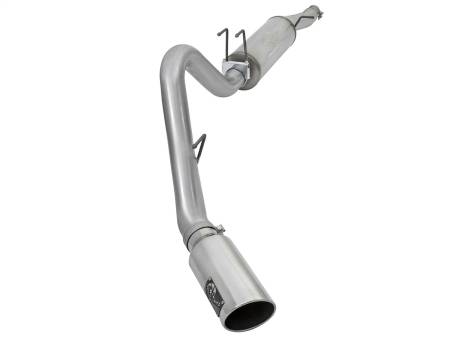 aFe Power (Advanced FLOW Engineering) - aFe MACHForce XP 2017 Ford SuperDuty F-250/F-350 V8 6.2L CC/LB Cat-Back SS 4in. Exhaust System