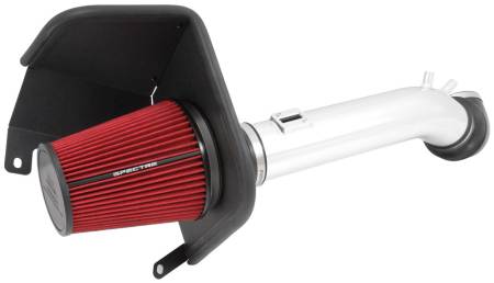 Spectre Performance - Spectre 14-15 GM Silverado/Sierra V8-5.3L F/I Air Intake Kit - Polished w/Red Filter