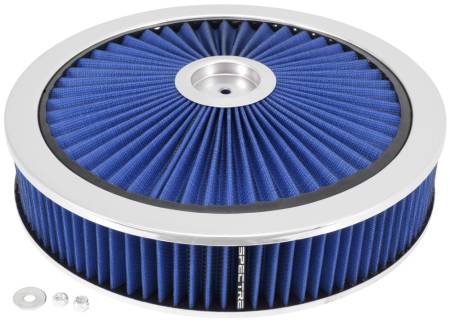 Spectre Performance - Spectre ExtraFlow HPR Air Cleaner Assembly 14in. x 3in. - Blue