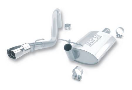 Borla - Borla 91-95 Jeep Wrangler YJ 4.0L 6cyl 4WD 2Dr SS Single Rigth Rear Exit Cat-Back Exhaust