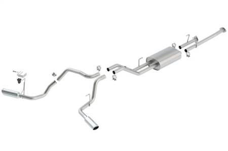 Borla - Borla 09-15 Toyota Tundra 4.6L / 5.7L V8 Crew Max / Double Cab SS Dual Split Catback Exhaust