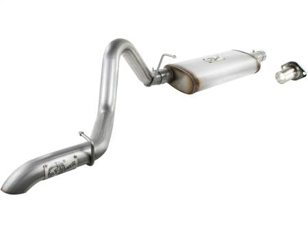 aFe Power (Advanced FLOW Engineering) - aFe MACHForce XP Exhausts Cat-Back SS-409 EXH Jeep Wrangler TJ 97-06 I6-4.0L HT - 2.5 In.