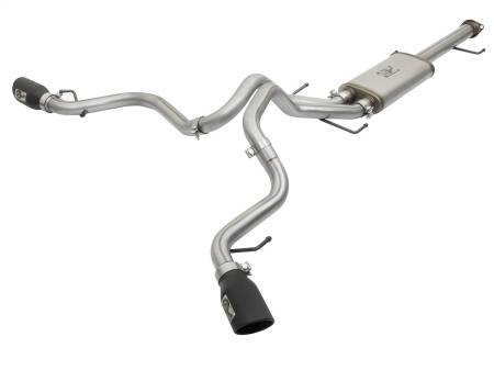 aFe Power (Advanced FLOW Engineering) - aFe MACH Force-Xp 3in - 2.5in SS Cat-Back Dual Exhaust w/Black Tips 07-14 Toyota FJ Cruiser 4.0L