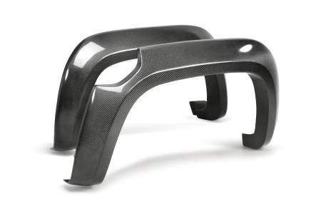 Anderson Composites - Anderson Composites 17-19 Chevy Colorado ZR2 Rear Carbon Fiber Fender Flares (Pair)