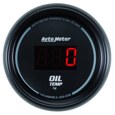 AutoMeter - AutoMeter Black 0-400F Digital Oil Temp Gauge