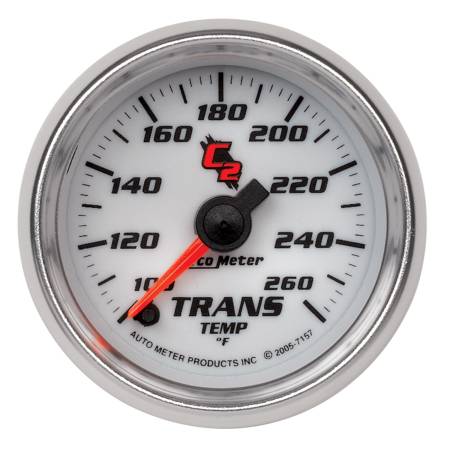 AutoMeter - AutoMeter C2 52mm 100 - 260 Deg. F Electronic Trans Temp Gauge