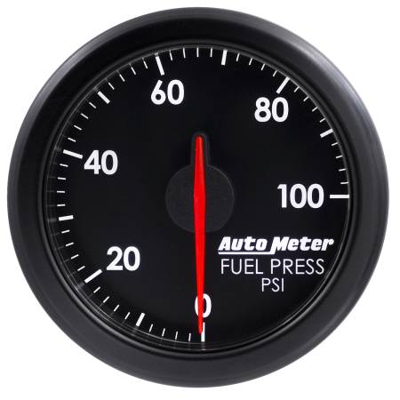 AutoMeter - AutoMeter Airdrive 2-1/6in Fuel Pressure Gauge 0-100 PSI - Black