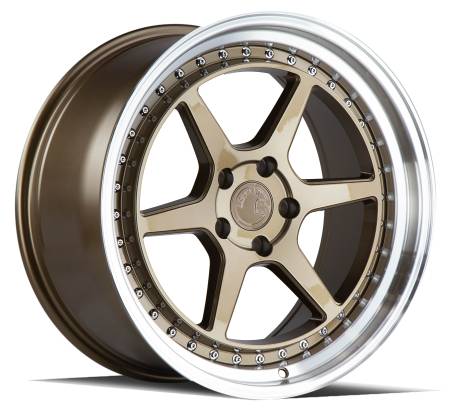 AodHan Wheels - Aodhan Wheels Rim DS09 19x9.5 5x114.3 73.1CB ET22 Bronze w/Machined Lip