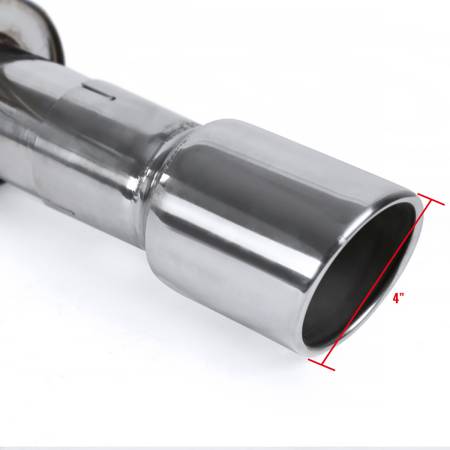 Spec'D Tuning Products - Spec-D 2015-2020 Ford Mustang 2.3L EcoBoost Stainless Steel Dual Catback Exhaust System