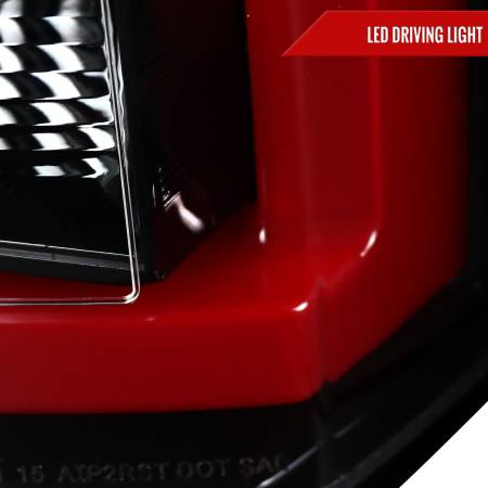 Spec'D Tuning Products - Spec-D 2015-2020 Chevrolet Tahoe/Suburban LS LT LTZ Premier LED Tail Lights (Jet Black Housing/Clear Lens)