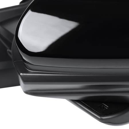 Spec'D Tuning Products - Spec-D 2016-2018 Honda Civic Glossy Black 5-Pin Power Adjustable & Heated Side Mirror - Driver Side Only