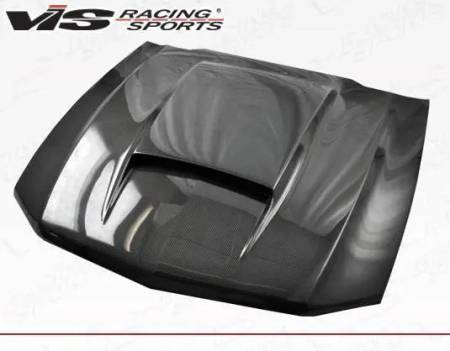 VIS Racing - VIS Racing Carbon Fiber Hood Stalker Style for Ford MUSTANG 2DR 10-12