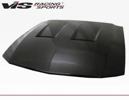 VIS Racing - VIS Racing Carbon Fiber Hood Heat Extractor Style for Ford MUSTANG 2DR 05-09