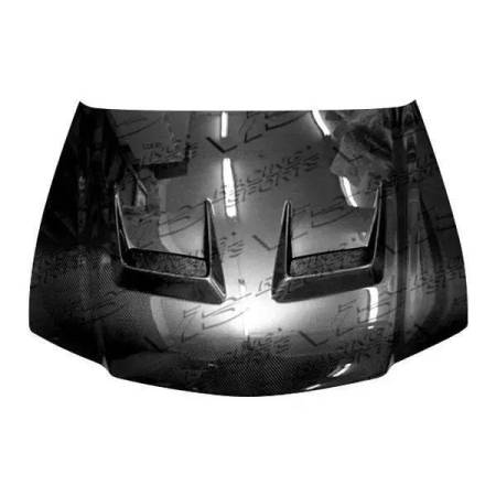 VIS Racing - VIS Racing Carbon Fiber Hood JS Style for Acura TSX 4DR 04-05