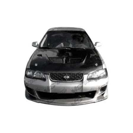 VIS Racing - VIS Racing Carbon Fiber Hood EVO Style for Nissan Sentra 4DR 00-03