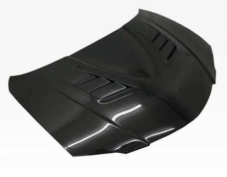 VIS Racing - VIS Racing Carbon Fiber Hood V Speed Style for Mazda 3 4DR 04-09