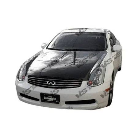 VIS Racing - VIS Racing Carbon Fiber Hood OEM Style for Infiniti G35 2DR 03-07